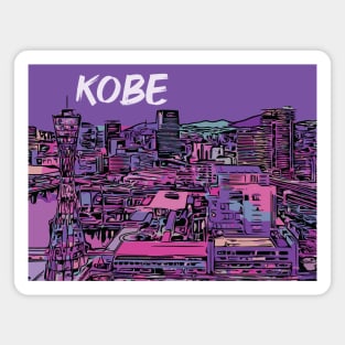 Kobe - Japanese City Pop Aesthetic Magnet